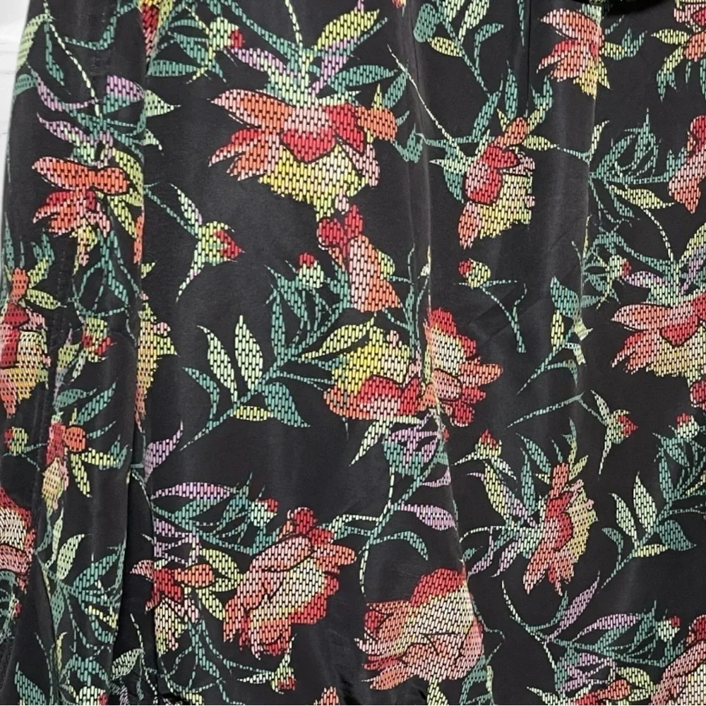Lularoe Floral Windbreaker Jacket Create Serve Strengthen Bless Dream Size Small